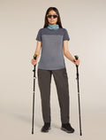 Women’s Merino Blend 125 Cool-Lite™ Sphere Short Sleeve T-Shirt Colour Block Graphite Heather/Graphite - 4