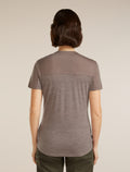 Women’s Merino Blend 125 Cool-Lite™ Sphere Short Sleeve T-Shirt Colour Block Porcini hthr/Porcini - 2