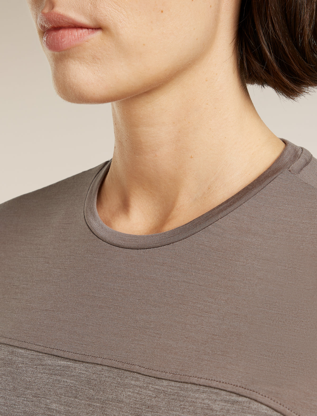 Women’s Merino Blend 125 Cool-Lite™ Sphere Short Sleeve T-Shirt Colour Block Porcini hthr/Porcini - 6