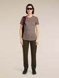 Women’s Merino Blend 125 Cool-Lite™ Sphere Short Sleeve T-Shirt Colour Block Porcini hthr/Porcini - 4