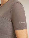 Women’s Merino Blend 125 Cool-Lite™ Sphere Short Sleeve T-Shirt Colour Block Porcini hthr/Porcini - 5