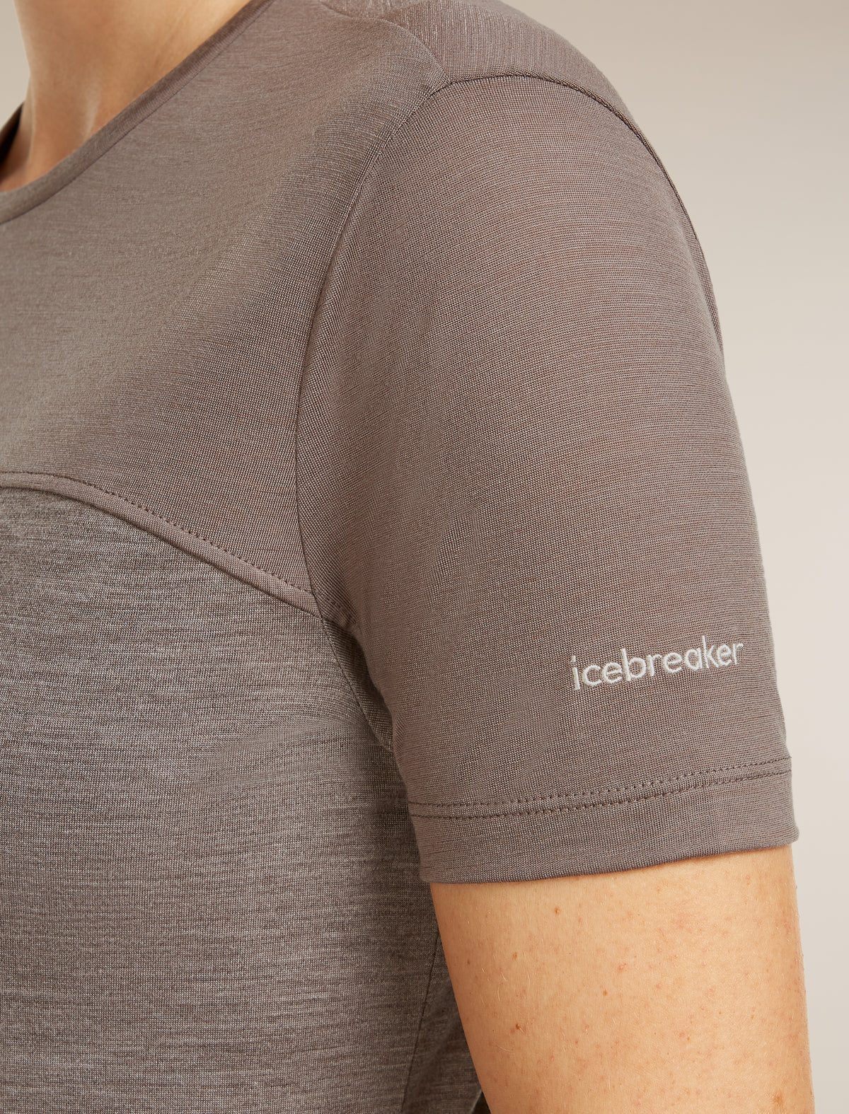 Women’s Merino Blend 125 Cool-Lite™ Sphere Short Sleeve T-Shirt Colour Block Porcini hthr/Porcini - 5