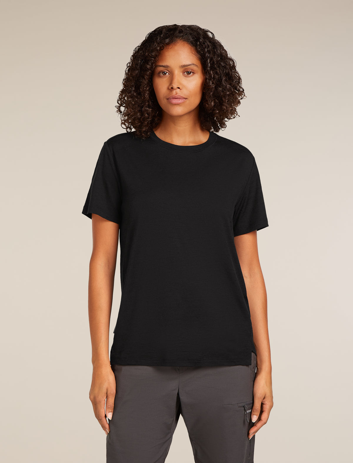 Women’s Merino 150 Tech Lite Short Sleeve Relaxed T-Shirt Black - 1