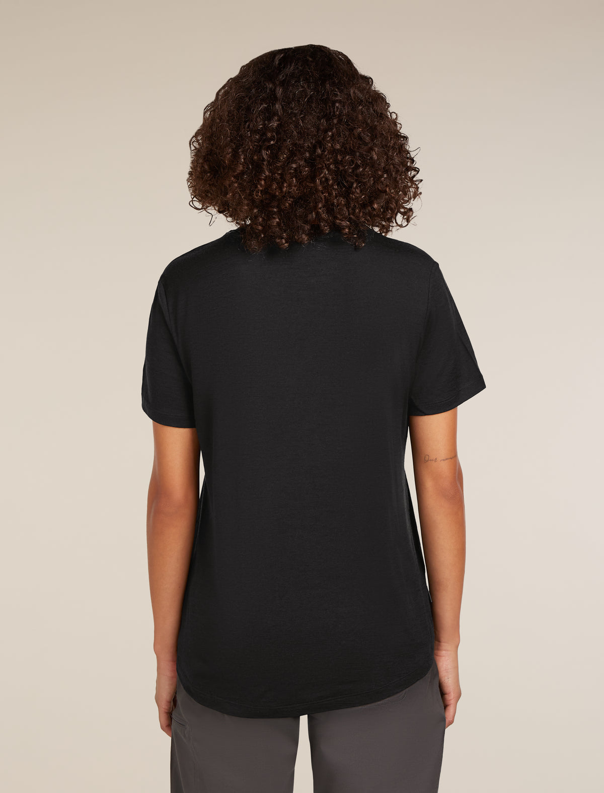 Women’s Merino 150 Tech Lite Short Sleeve Relaxed T-Shirt Black - 2