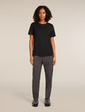 Women’s Merino 150 Tech Lite Short Sleeve Relaxed T-Shirt Black - 3