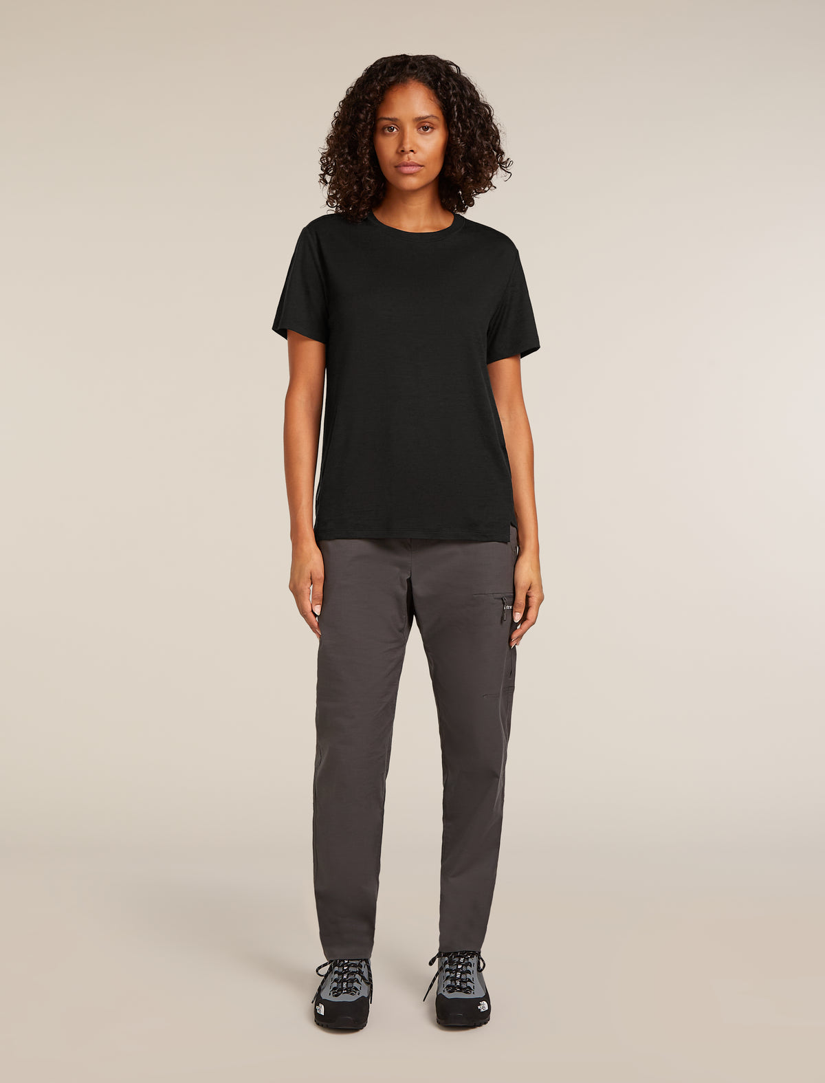 Women’s Merino 150 Tech Lite Short Sleeve Relaxed T-Shirt Black - 3