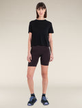 Women’s Merino 150 Tech Lite Short Sleeve Crop T-Shirt Black - 3