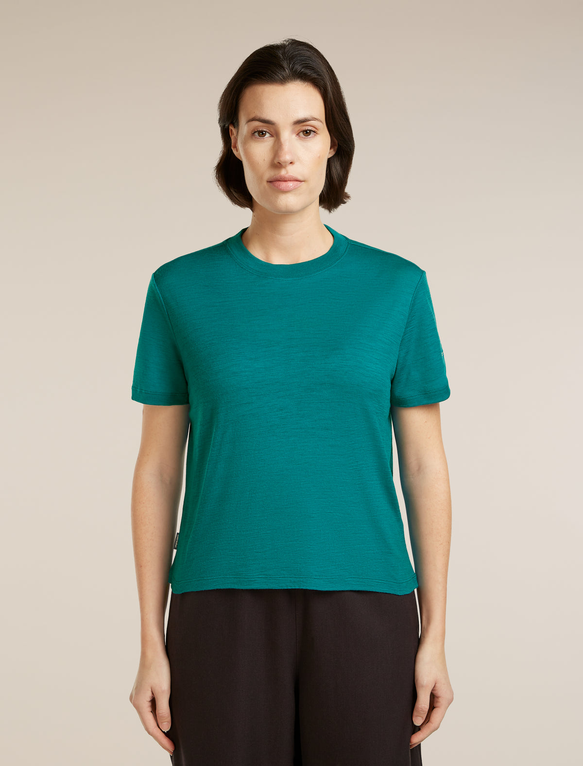 Women’s Merino 150 Tech Lite Short Sleeve Crop T-Shirt Tidal teal - 1