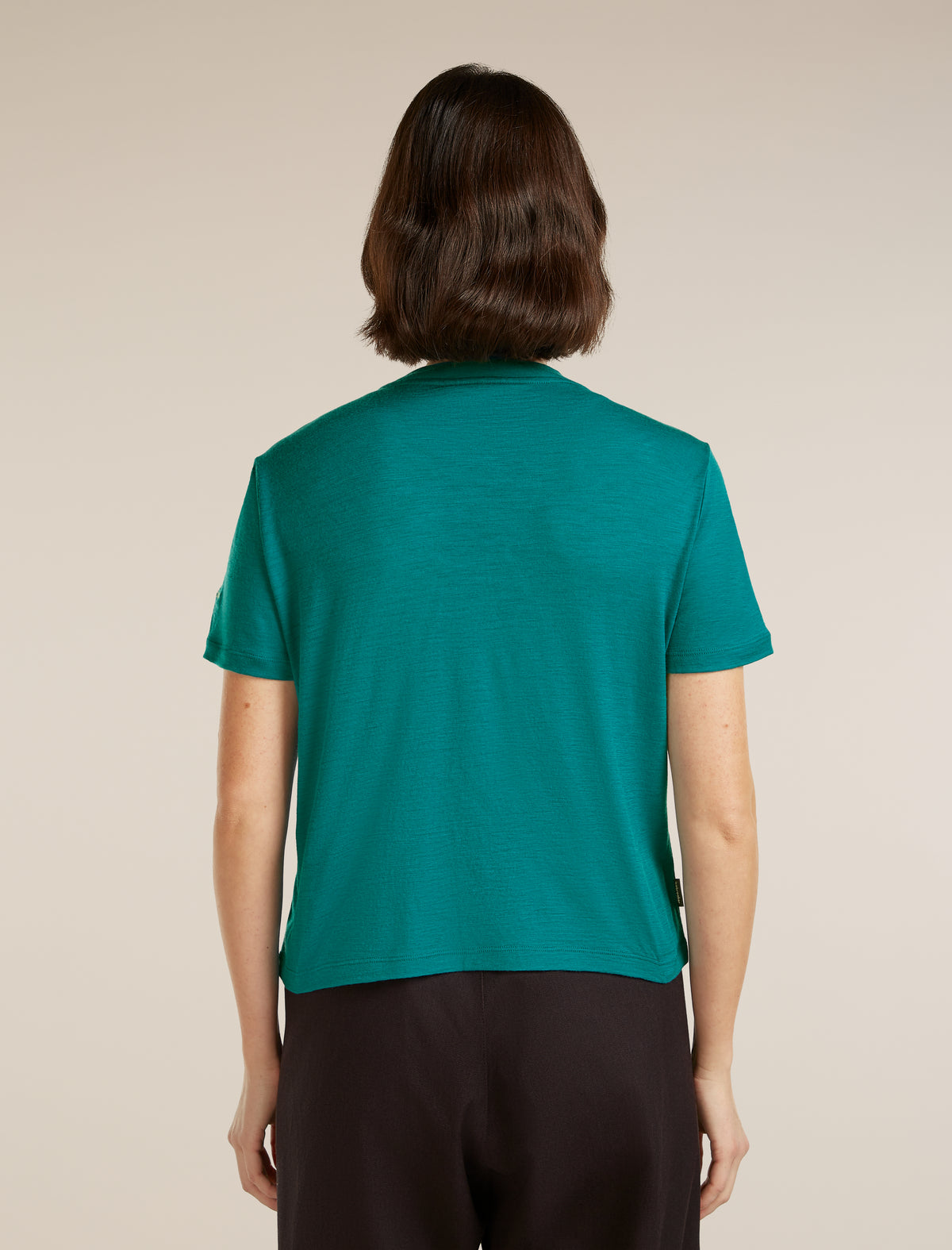 Women’s Merino 150 Tech Lite Short Sleeve Crop T-Shirt Tidal teal - 2