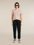 Women’s Merino 150 Tech Lite Short Sleeve Crop T-Shirt Pink quartz - 4