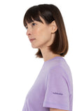 Women’s Merino 150 Tech Lite Short Sleeve Crop T-Shirt Purple Gaze - 6