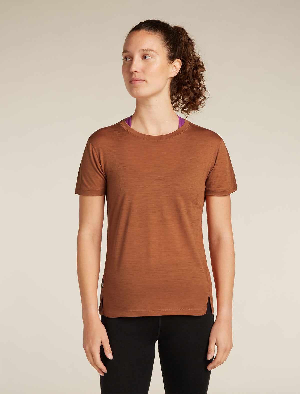 Women’s 150 MerinoFine™ Ace Short Sleeve T-Shirt Dusty clay - 1