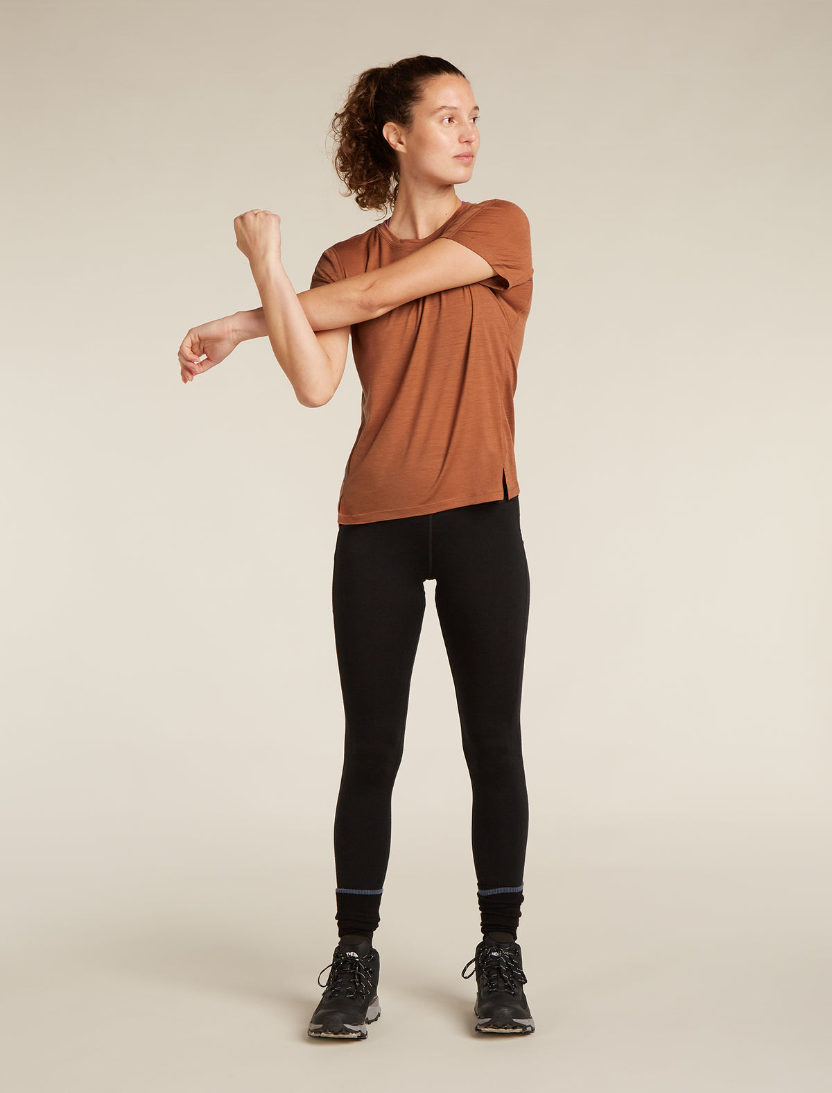 Women’s 150 MerinoFine™ Ace Short Sleeve T-Shirt Dusty clay - 3