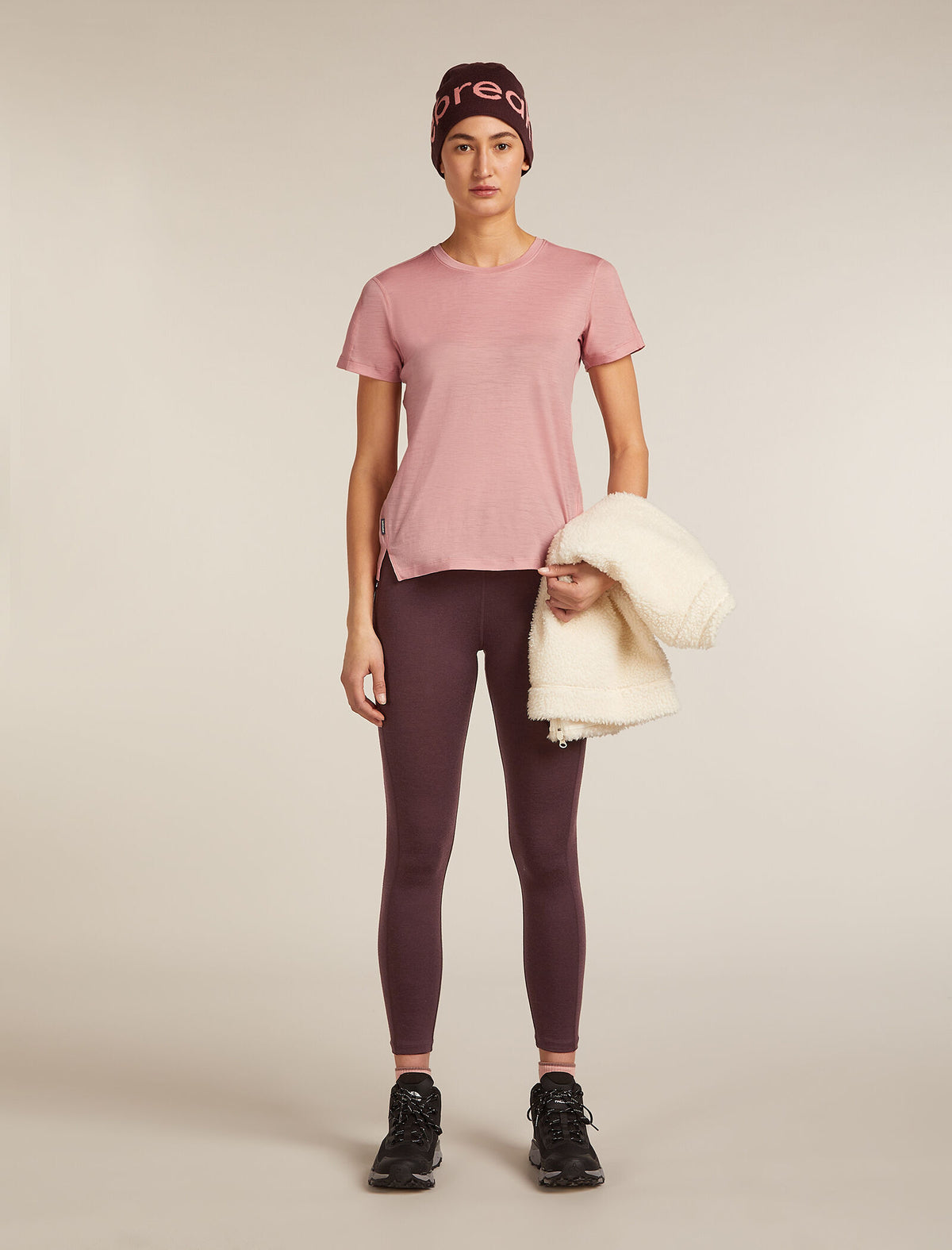 Women’s 150 MerinoFine™ Ace Short Sleeve T-Shirt Blush - 4