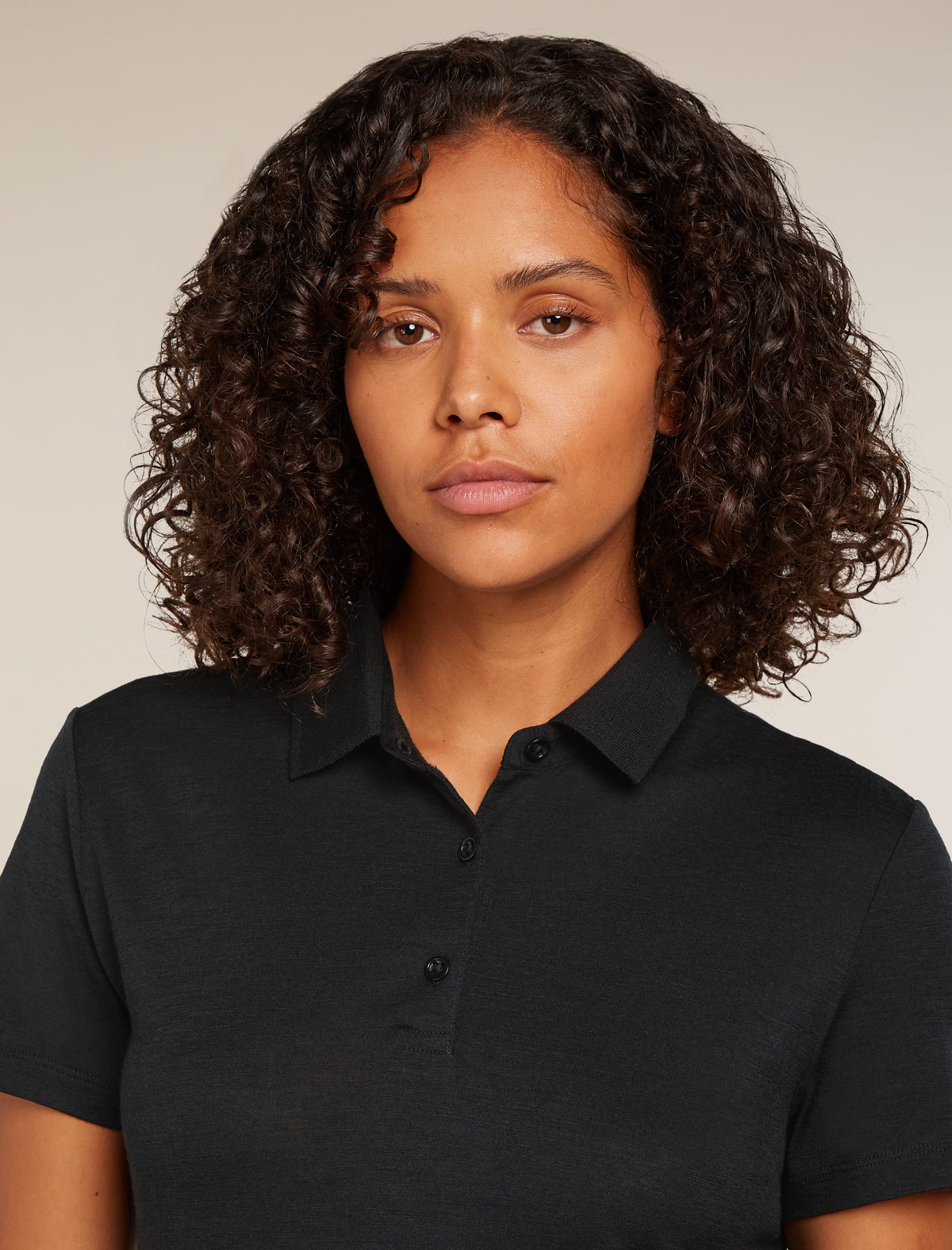 Women’s Merino 150 Tech Lite Short Sleeve Polo Black - 8