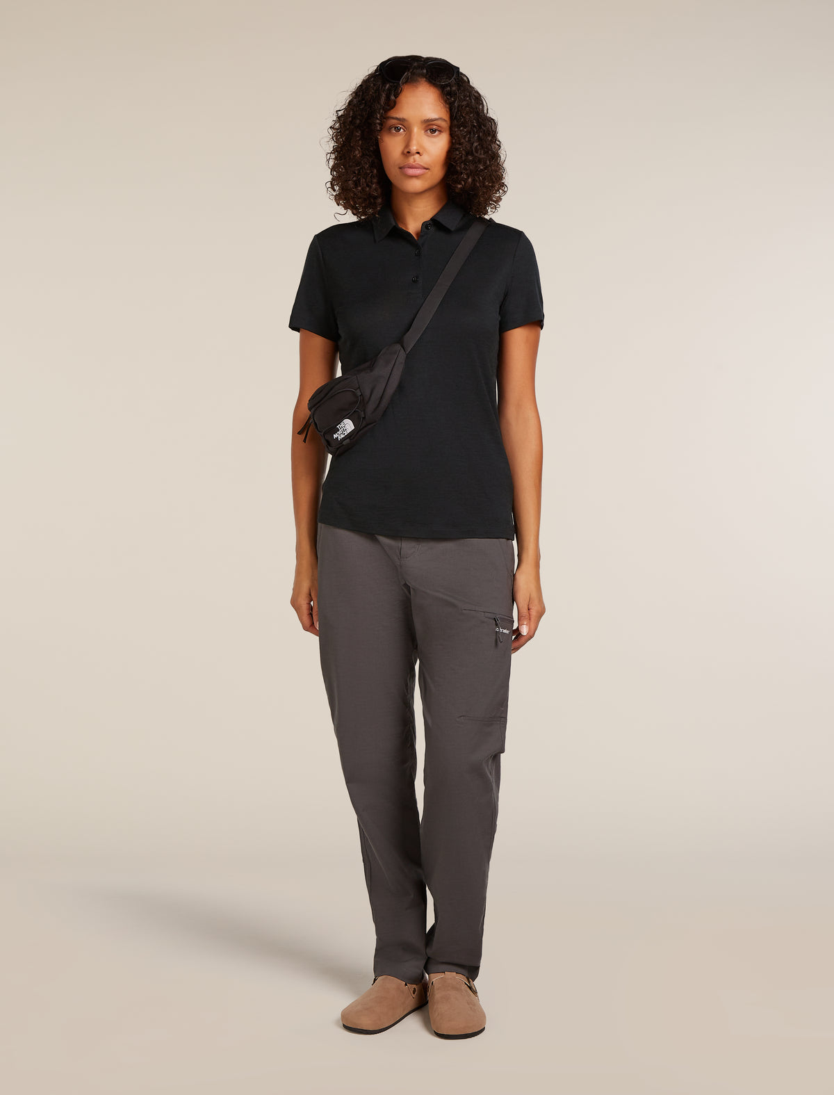 Women’s Merino 150 Tech Lite Short Sleeve Polo Black - 4