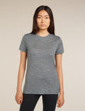 Women’s Merino 150 Tech Lite Short Sleeve T-Shirt Gritstone Heather - 1
