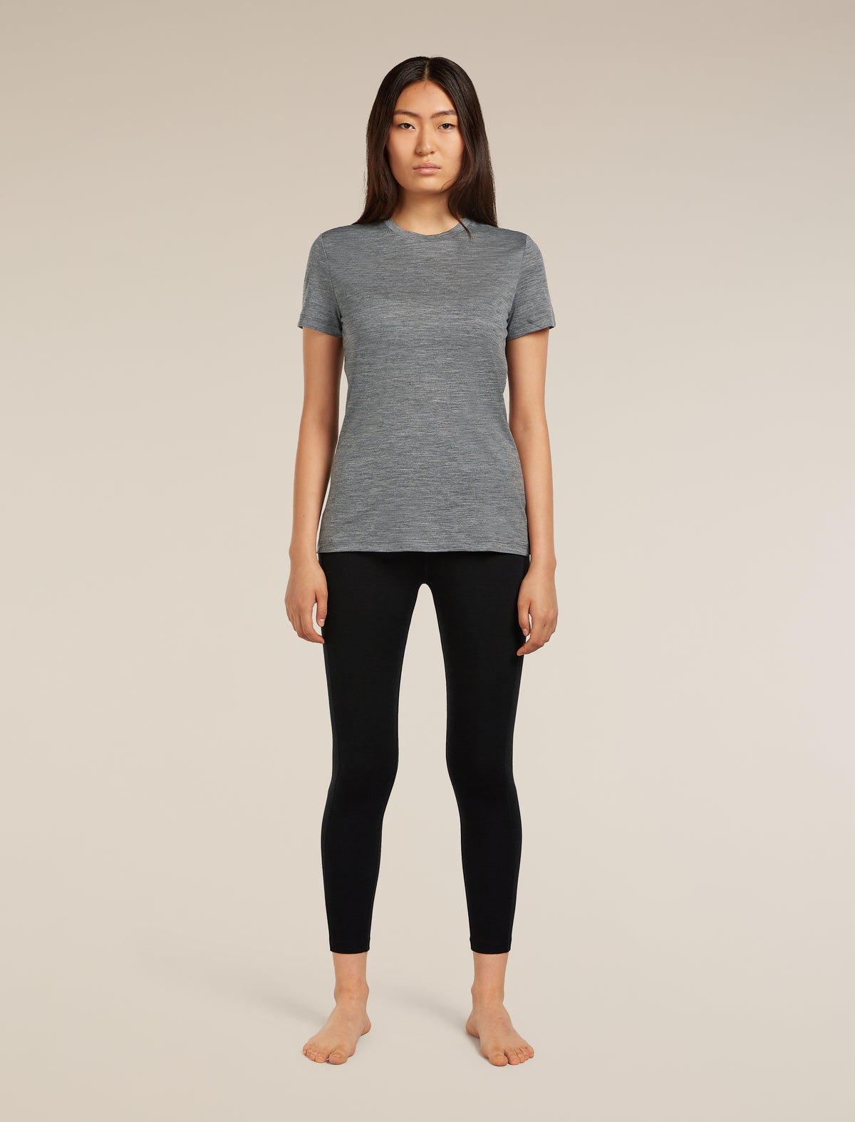 Women’s Merino 150 Tech Lite Short Sleeve T-Shirt Gritstone Heather - 3