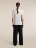 Women's Merino 150 Tech Lite Short Sleeve T Shirt Ecru Heather - 6