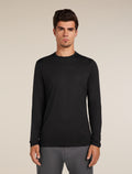 Men’s Merino Blend 125 Cool-Lite™ Sphere Long Sleeve T-Shirt Black - 1