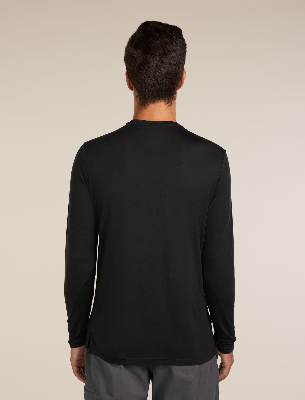 Men’s Merino Blend 125 Cool-Lite™ Sphere Long Sleeve T-Shirt Black - 2