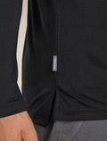 Men’s Merino Blend 125 Cool-Lite™ Sphere Long Sleeve T-Shirt Black - 8
