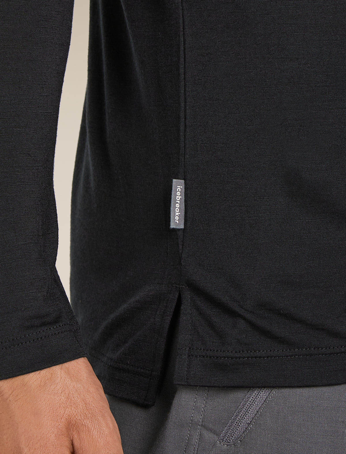 Men’s Merino Blend 125 Cool-Lite™ Sphere Long Sleeve T-Shirt Black - 8