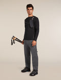 Men’s Merino Blend 125 Cool-Lite™ Sphere Long Sleeve T-Shirt Black - 4