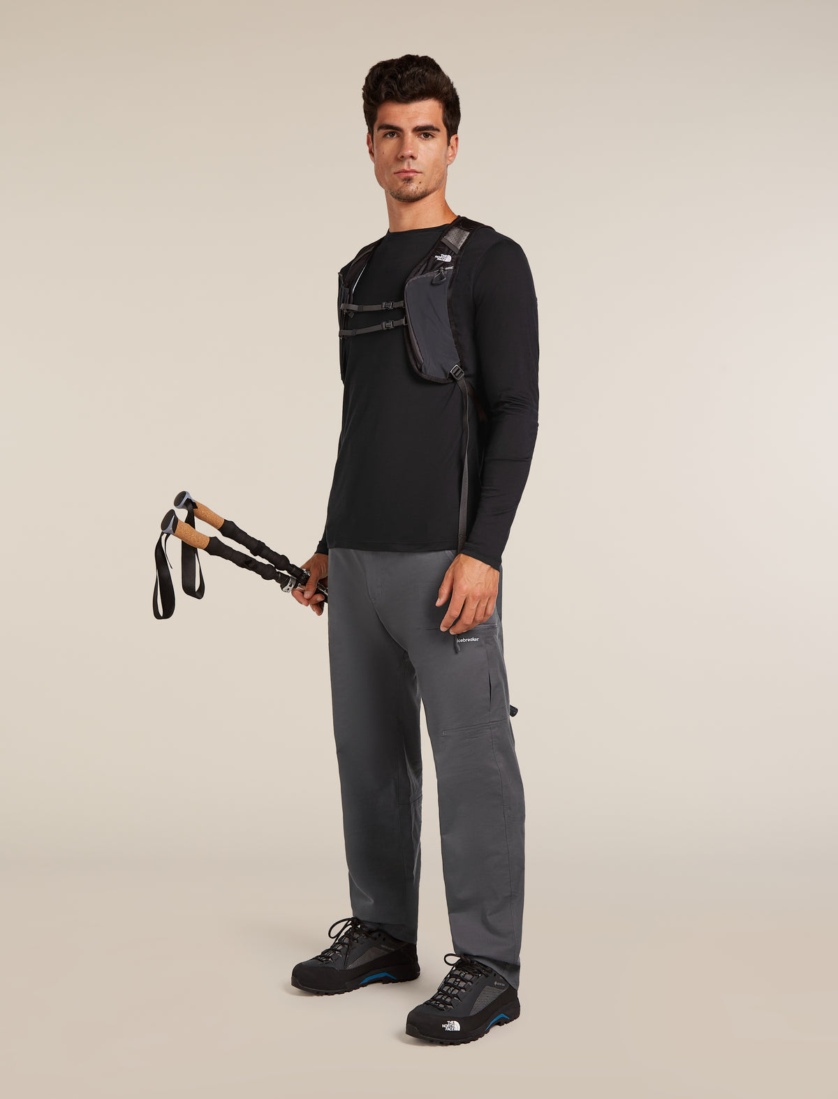 Men’s Merino Blend 125 Cool-Lite™ Sphere Long Sleeve T-Shirt Black - 4