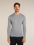 Men’s Merino Blend 125 Cool-Lite™ Sphere Long Sleeve T-Shirt Metro Heather - 1