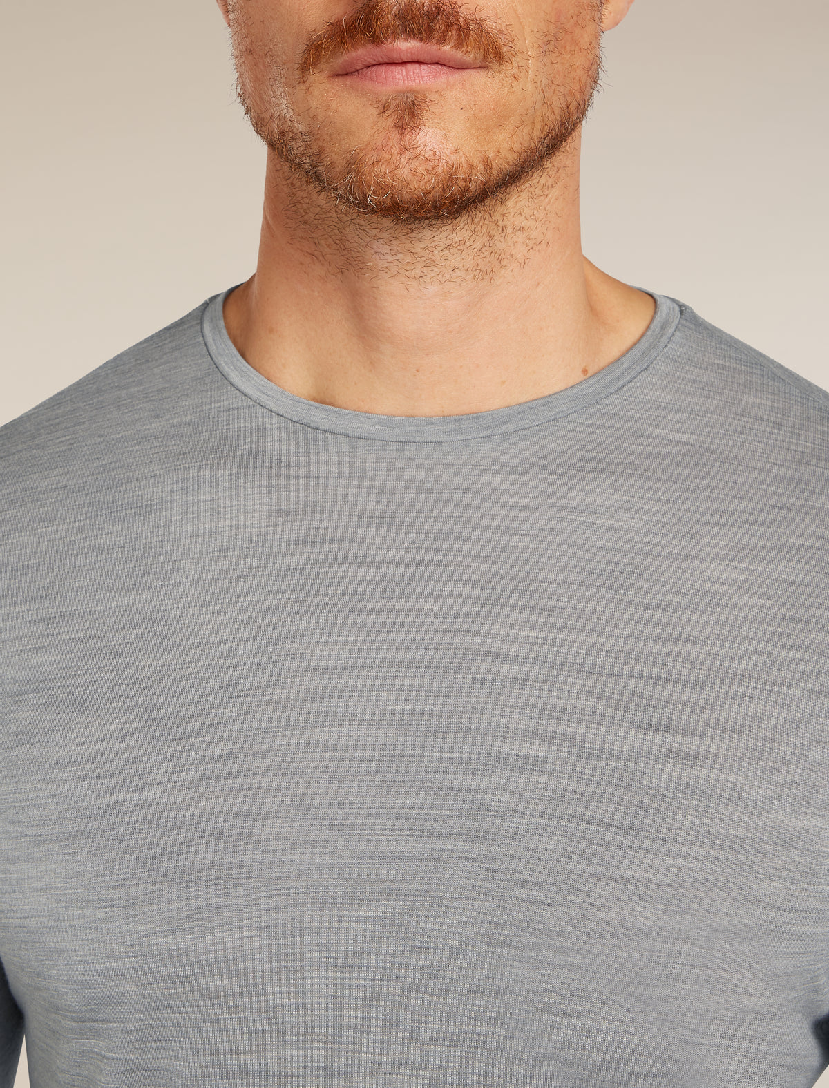 Men’s Merino Blend 125 Cool-Lite™ Sphere Long Sleeve T-Shirt Metro Heather - 5
