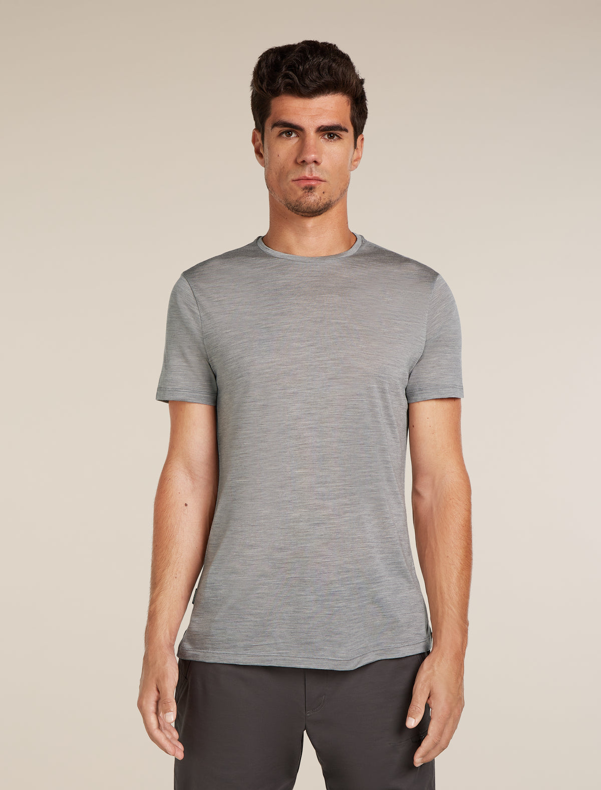 Men’s Merino Blend 125 Cool-Lite™ Sphere Short Sleeve T-Shirt Metro Heather - 1