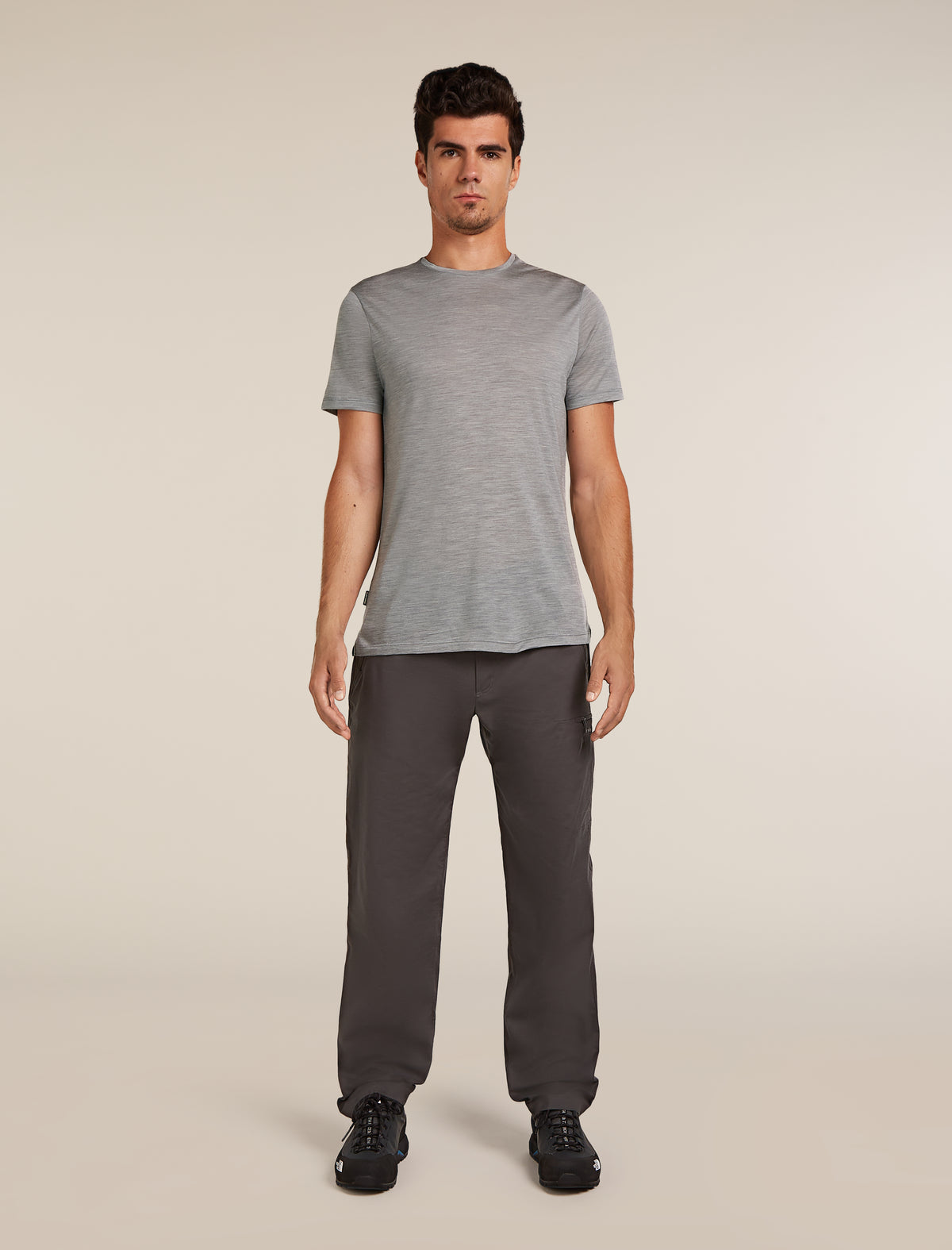 Men’s Merino Blend 125 Cool-Lite™ Sphere Short Sleeve T-Shirt Metro Heather - 3