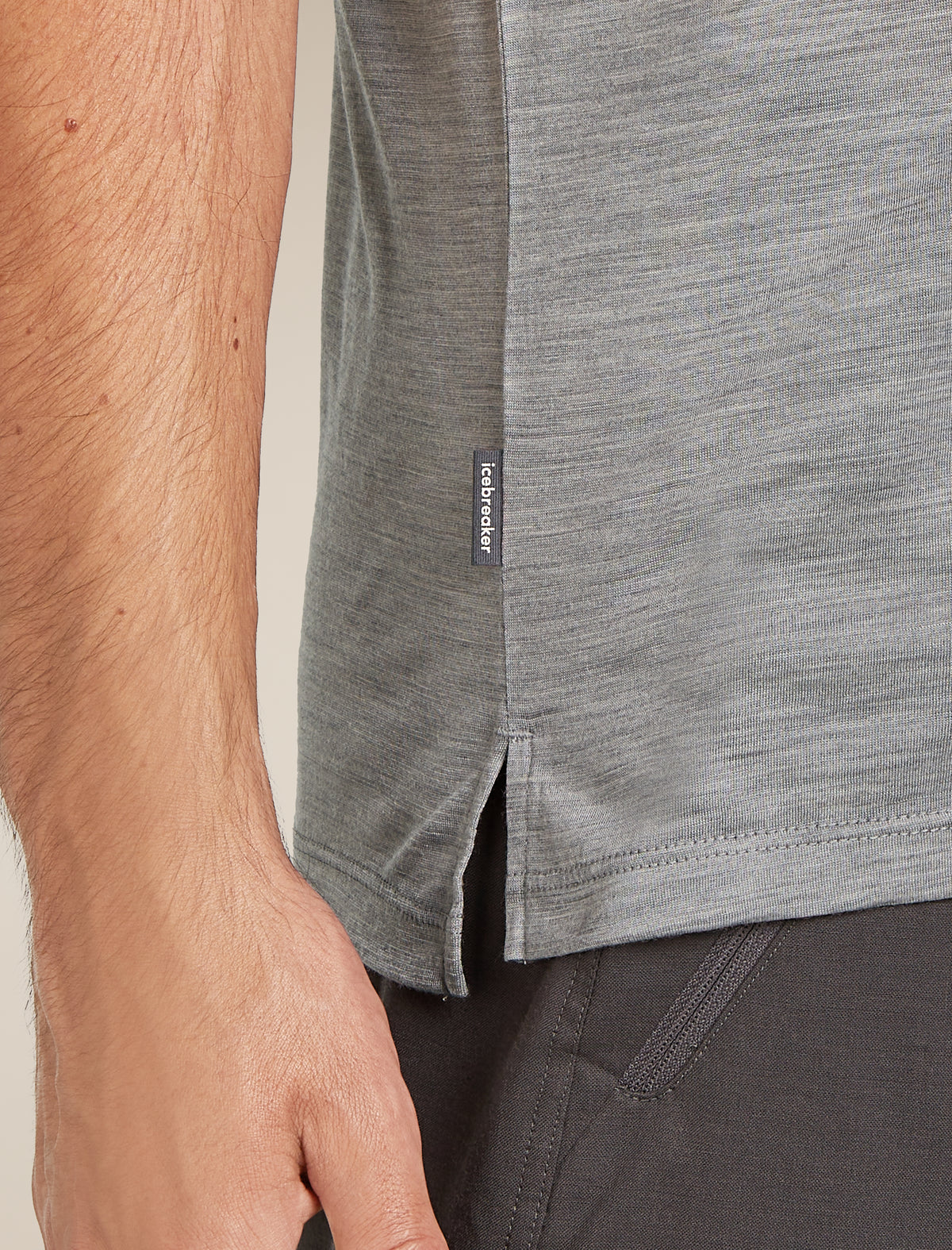 Men’s Merino Blend 125 Cool-Lite™ Sphere Short Sleeve T-Shirt Metro Heather - 8