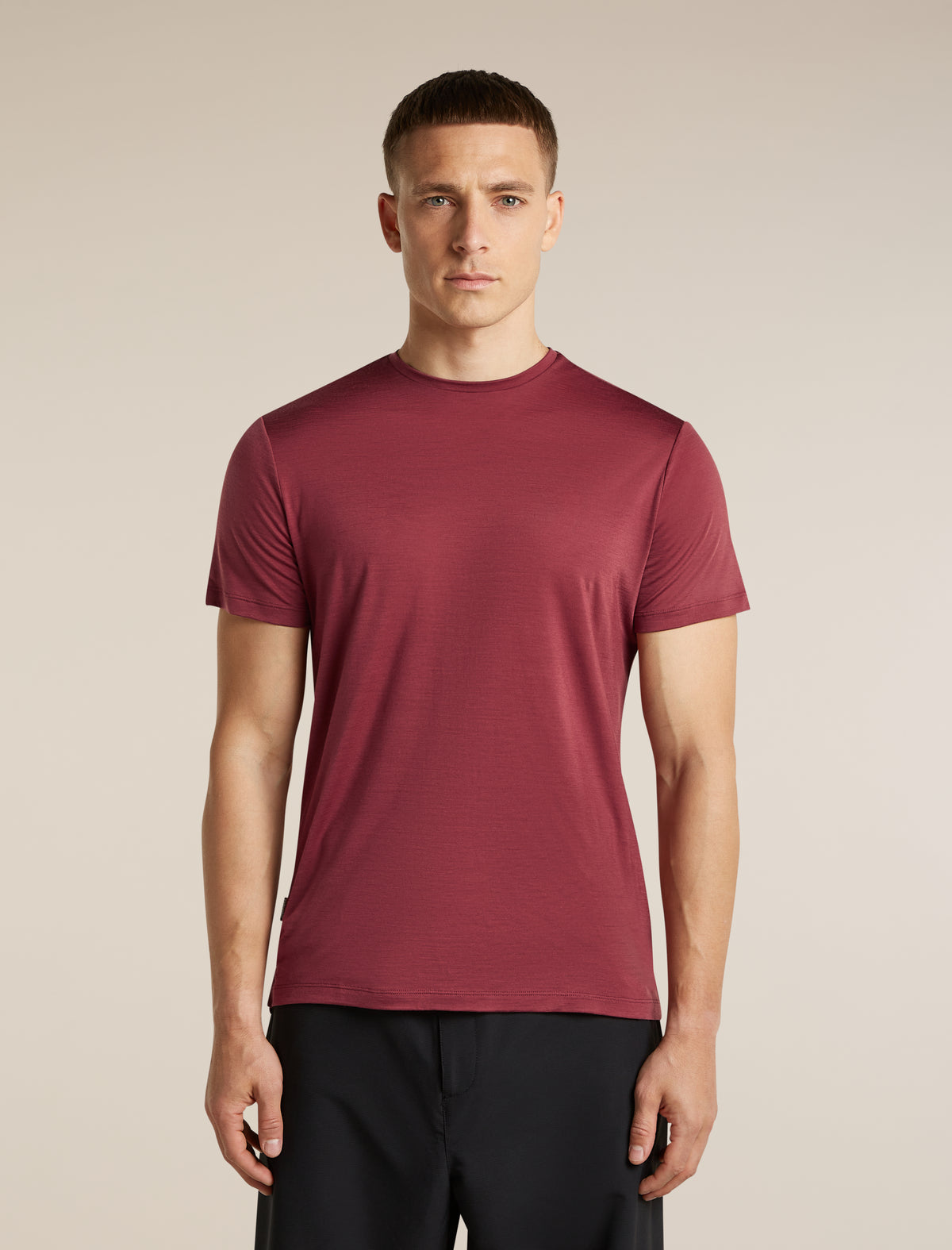 Men’s Merino Blend 125 Cool-Lite™ Sphere Short Sleeve T-Shirt Port - 1