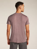Men’s Merino Blend 125 Cool-Lite™ Sphere Short Sleeve T-Shirt Carob heather - 3