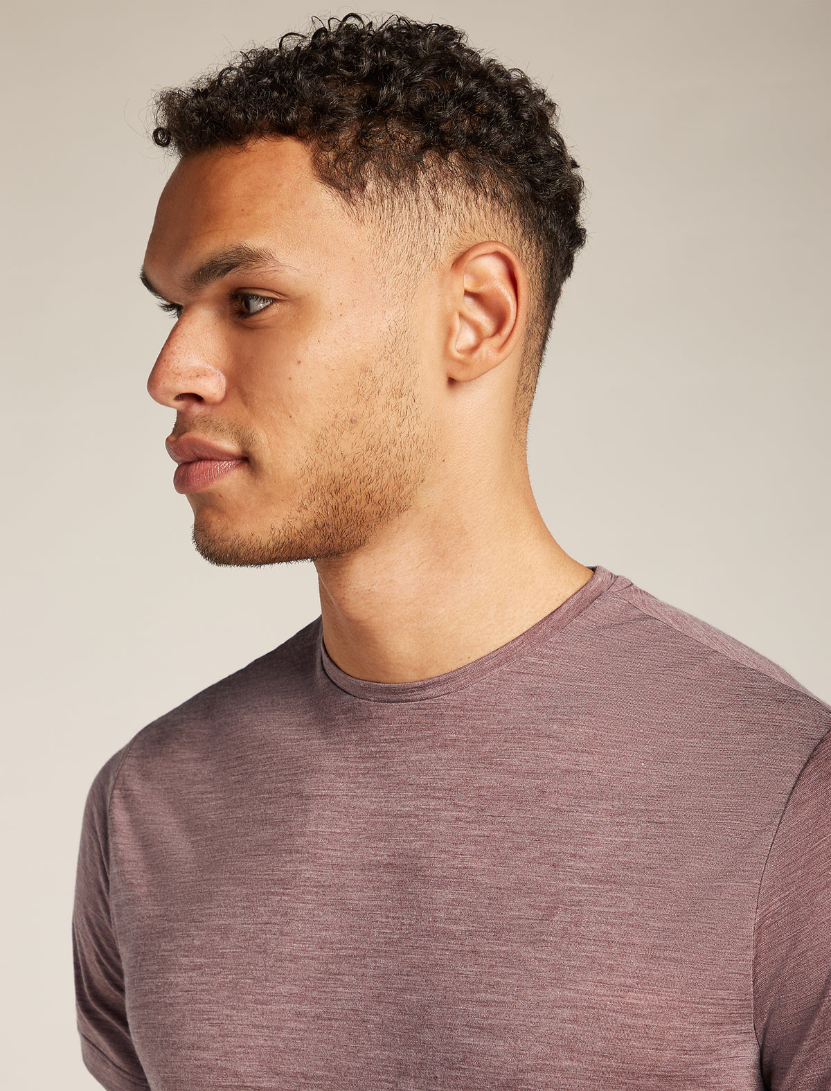 Men’s Merino Blend 125 Cool-Lite™ Sphere Short Sleeve T-Shirt Carob heather - 5