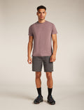 Men’s Merino Blend 125 Cool-Lite™ Sphere Short Sleeve T-Shirt Carob heather - 4