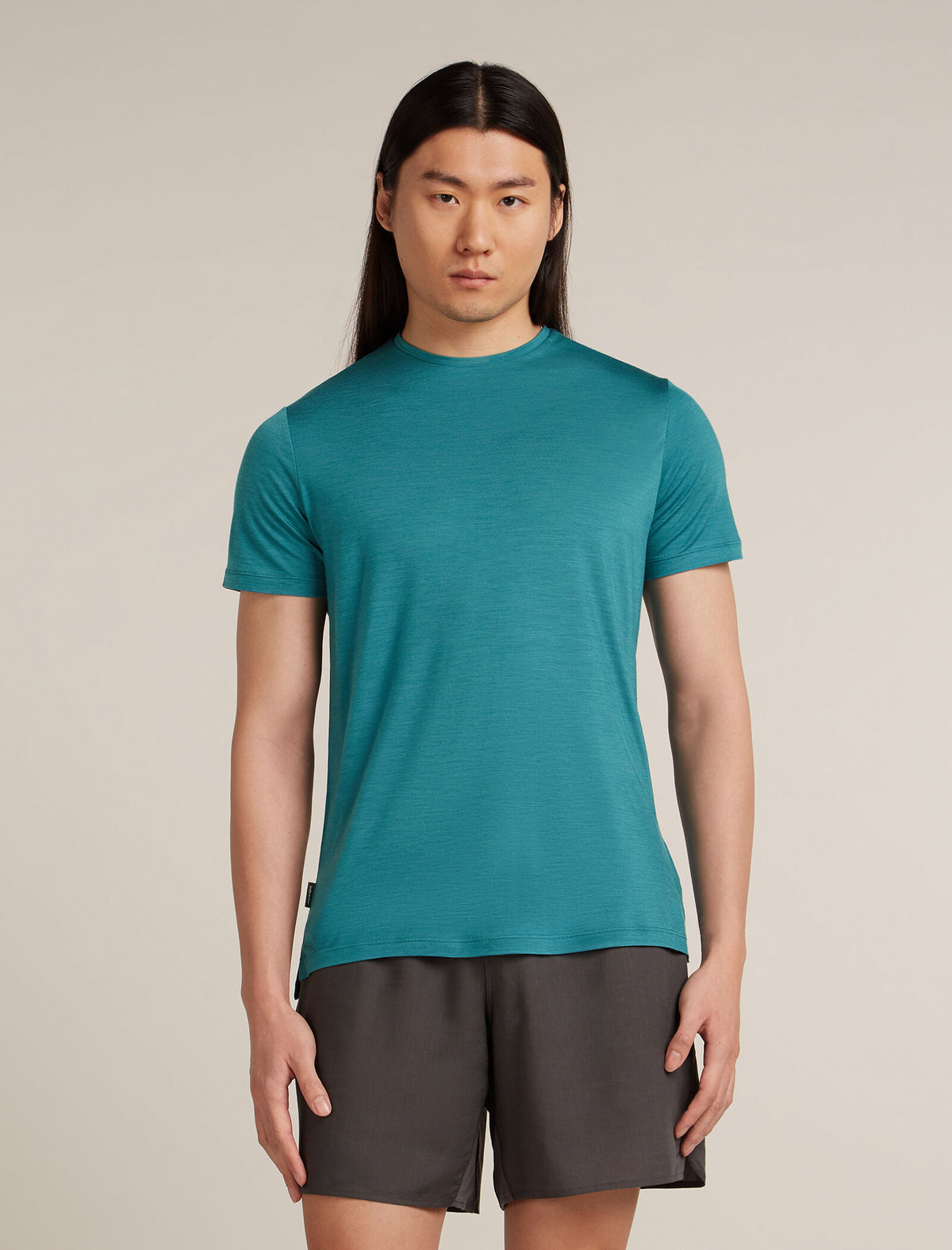 Men’s Merino Blend 125 Cool-Lite™ Sphere Short Sleeve T-Shirt Topaz - 1