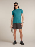 Men’s Merino Blend 125 Cool-Lite™ Sphere Short Sleeve T-Shirt Topaz - 4