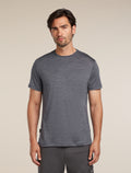 Men’s Merino Blend 125 Cool-Lite™ Sphere Short Sleeve T-Shirt Midnight Navy Heather - 1