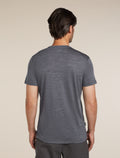 Men’s Merino Blend 125 Cool-Lite™ Sphere Short Sleeve T-Shirt Midnight Navy Heather - 2