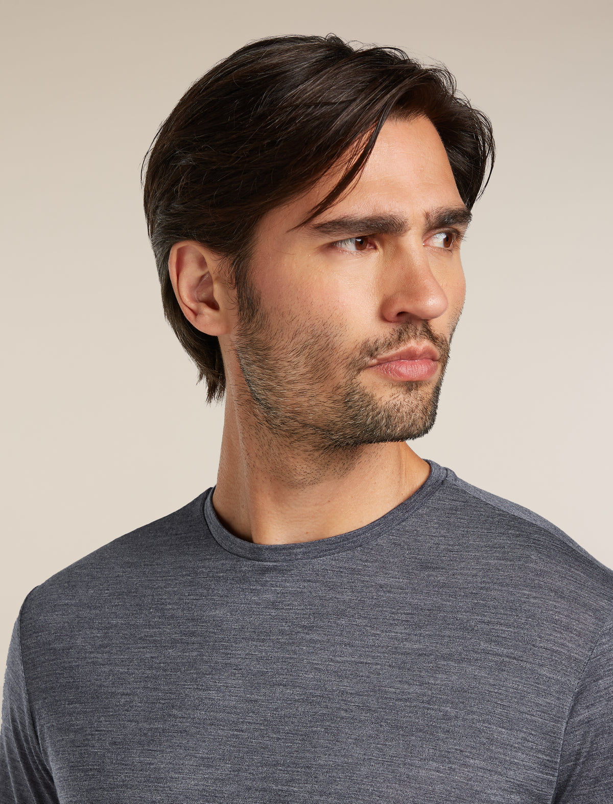 Men’s Merino Blend 125 Cool-Lite™ Sphere Short Sleeve T-Shirt Midnight Navy Heather - 7