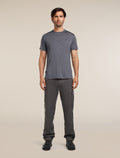 Men’s Merino Blend 125 Cool-Lite™ Sphere Short Sleeve T-Shirt Midnight Navy Heather - 3