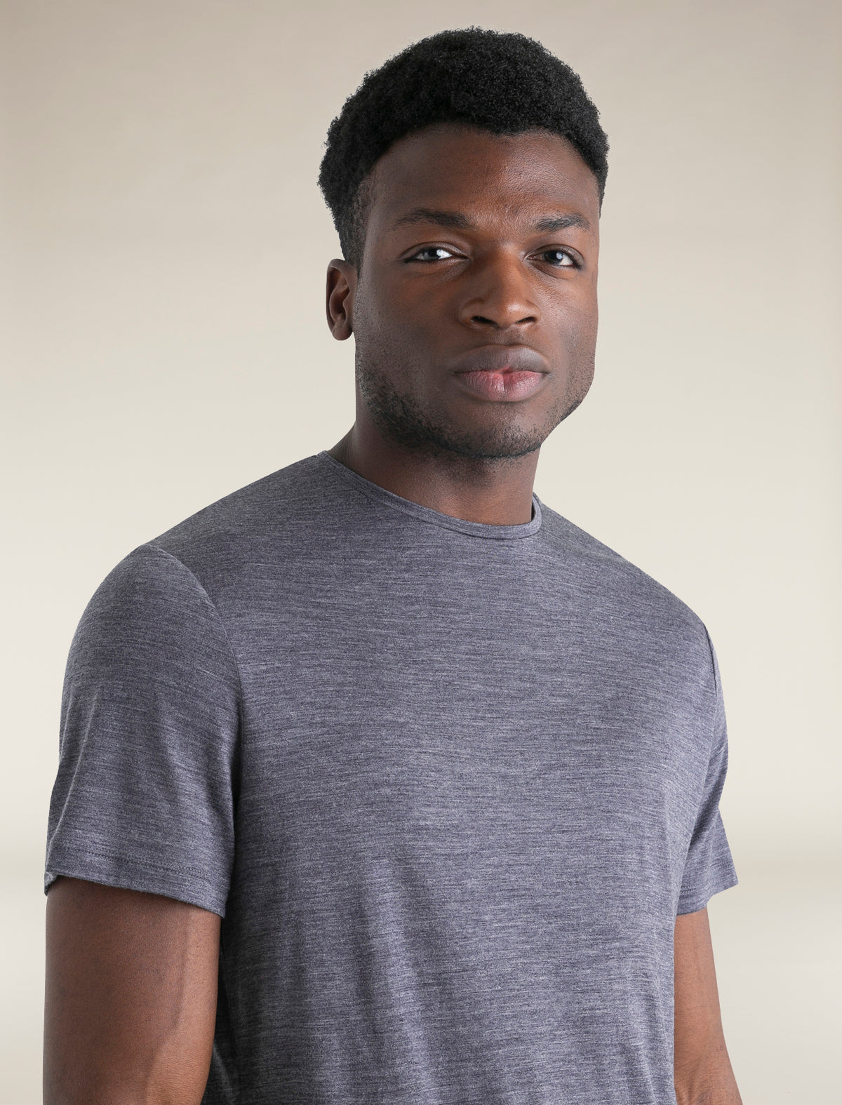 Men’s Merino Blend 125 Cool-Lite™ Sphere Short Sleeve T-Shirt Midnight Navy Heather - 6