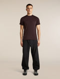 Men's Merino Blend 125 Cool-Lite™ Sphere Short Sleeve T Shirt Bittersweet - 3