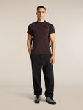 Men's Merino Blend 125 Cool-Lite™ Sphere Short Sleeve T Shirt Bittersweet - 4