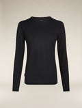 Women’s Merino Blend 125 Cool-Lite™ Sphere Long Sleeve T-Shirt Black - 10