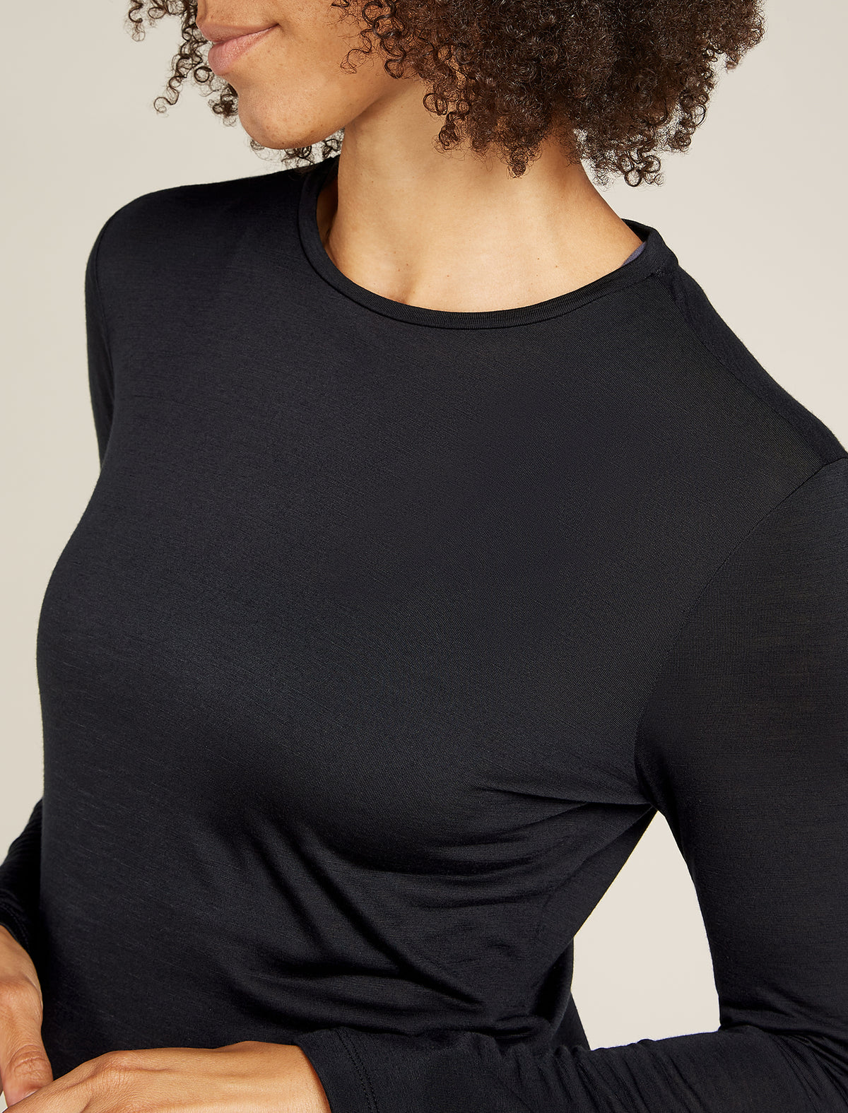 Women’s Merino Blend 125 Cool-Lite™ Sphere Long Sleeve T-Shirt Black - 5