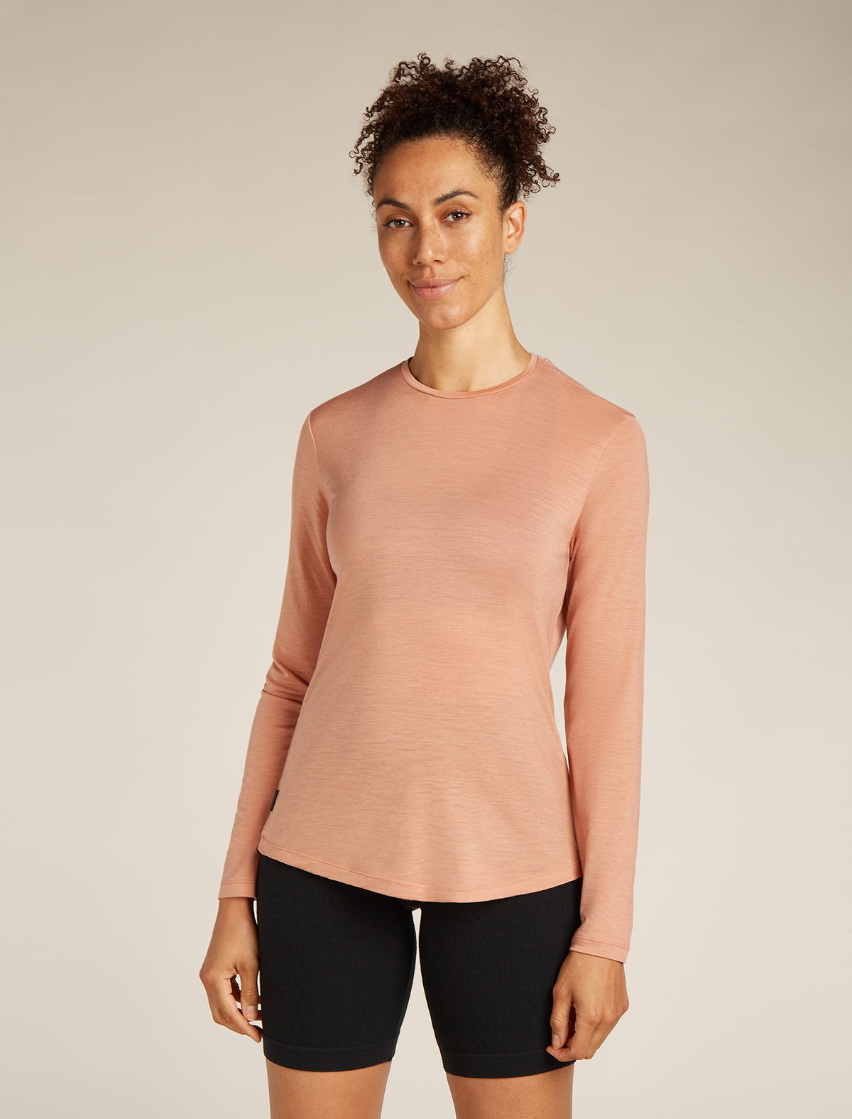 Women’s Merino Blend 125 Cool-Lite™ Sphere Long Sleeve T-Shirt Desert sand - 1